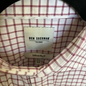 Ben Sherman Men's Red Checkered Shirt